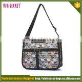 Fashion Nylon Bags Oversized Tote Bag Colorful Flower Handbags thumbnail-2