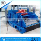 China Weiliang WLT drilling mud separator linear elliptical system