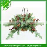 Beautiful Christmas Decorations Willow Flower Basket From Manufacturer thumbnail-1