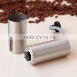 48*188mm stailness steel housing manual coffee grinder with logo