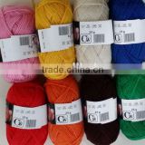25g, 30g,35g, 40g polyester knitting yarn in balls for AFRICA