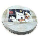 Custom Logo Beautiful Metal Tin Plate Round Cup Tin Tray thumbnail-5