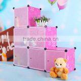 Wholesale plastic tree shaped bookshelf kids pink shelf