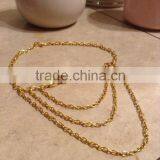 Fashion Macrame Gold New Arm Chain thumbnail-3