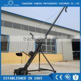 Factory supply jprofessional immy jib video octagonal camera crane 12m(39ft) with pan tilt dutch head