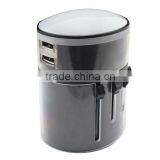 Latest Multifunction Plug Universal Travel Adapter With 2 Usb CE ROHS