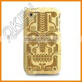 Trendy laser wooden case for iphone bamboo cell phone case