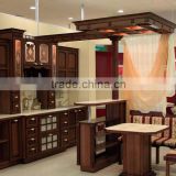 cherry wood kitchen cabinets for modern kitchen decoration