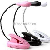 Rechargeable LED Reading Light With Extra-Bright 1 LED Travel Light Music Stand Light