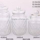 3size Airtight Glass Jar With Glass Lid thumbnail-1