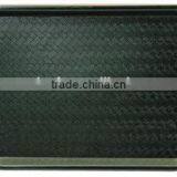 Rectangular Black Fast Food Tray