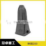 SK200 Bucket Flat Tooth Wheel Excavator Bucket Tooth thumbnail-6