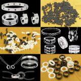 White Zirconia Ceramic Engagement Wedding Gift Jewelry Ring thumbnail-2