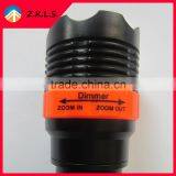 3 Modes Portable ABS Zoom LED Mini Flashlight Torch thumbnail-5