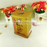 Wholesale Classical Style Airtight Rectangular Coffee Storage Tins thumbnail-2