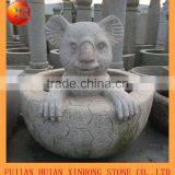 Garden Stone Water Fountain With Bear thumbnail-1