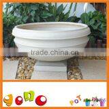 Large Size URNS Handle Clay Fat Flower Pot thumbnail-3