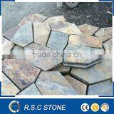 Good Price Natural Rusty Crazy Slate Irregular Shape Tiles thumbnail-1