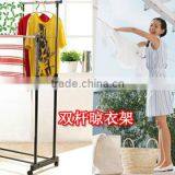 Height Adjustable Floor Lifting Racks Drying Rack With 4 Wheels thumbnail-2