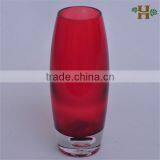 Handmade Colored Bubble Bottom Decorative Fiber Glass Flower Vase thumbnail-2