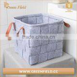 Best Selling Christmas Handmade Woven Felt Storage Laundry Basket thumbnail-1