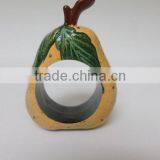 Set of 4 Resin Colorful Fruit Napkin Ring Holders thumbnail-3