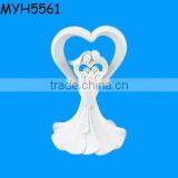 Love's Embrace Ceramic Wedding Cake Top thumbnail-1