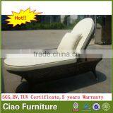 Rattan Sun Bed Aluminium Chaise Lounge Garden Furniture thumbnail-1