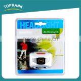 Fashion Design ABS High Power Headlamp 1W 2 Led Head Torch thumbnail-1