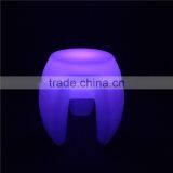 Commercial Furniture Cheap Used LED Glowing Stool Chair With Multi Colors thumbnail-1