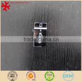 4-Inch Chromed Slatwall Metal Hooks With Stabilizer and Double Hook Clips, Black thumbnail-3