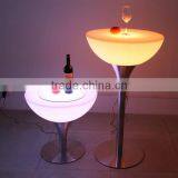 High LED Cocktail Table for Wedding Led Illuminated Furniture Bar Table thumbnail-4