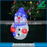 Battery Operated Led Light Acrylic Snowman Christmas Gift thumbnail-1