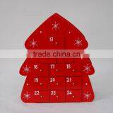 Christmas Wooden Tree Calendar Decoration JA02-11173R