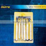 6 Pcs Tweezers Set,anti-static Tweezers Set,precision Tweezers