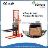 1Ton, 2 Ton Forklift With Pallet Manual Hydraulic Hand Stacker thumbnail-2
