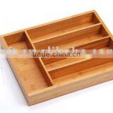Bamboo Drawer Organizer thumbnail-1