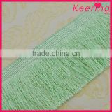 Hot Fashion Green Tassel Fringe Trim for Dress Or Curtains WTPB-004
