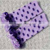 2016 Chinese Product and EXW Price Rand Satin Leggingwarmer With Ruffle for Baby Kids for Autum and Winter Warmer thumbnail-1