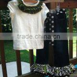 New Fashion Girls Jean Ruffle Pants,children's Demin Jeans Pants With Ruffle thumbnail-2