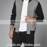 Men's Color Block Full Zipper Design Bomber Jacket With Rib Hem thumbnail-1