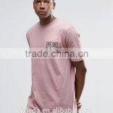 Factory Direct Wholesale Cheap t Shirts 2016 Custom Printed Men Longline Full Size T-shirt thumbnail-1