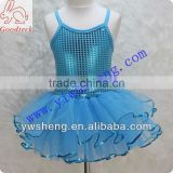 fozen turquoise tutu dress for children
