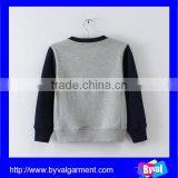 Autumn Fashion Top Quality Boys Clothing Pullover Basic Sweatshirt Clothing Flocking Design thumbnail-2