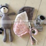 Baby Hat Floral Bonnet Ruffle Cotton Cap Baby Clothing Accessories Wholesale Cheap Price thumbnail-2