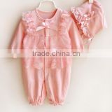 zm11650a Princess jumpsuit for kids girls cotton baby rompers 0-1 years infant clothes