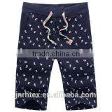 China Supplier Newest Products Custom 100% Cotton Printed Beach Shorts for Men thumbnail-2