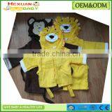 Hooded Animal Bathrobe Cartoon Baby Towel Character 07 thumbnail-2