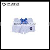 Hot Sale Monogrammed Seersucker Sorority Shorts thumbnail-3
