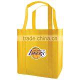 Grocery Tote Bag - Features Wide Gussets, Black Bottom Insert for More Support and Comes With Your Logo. thumbnail-1